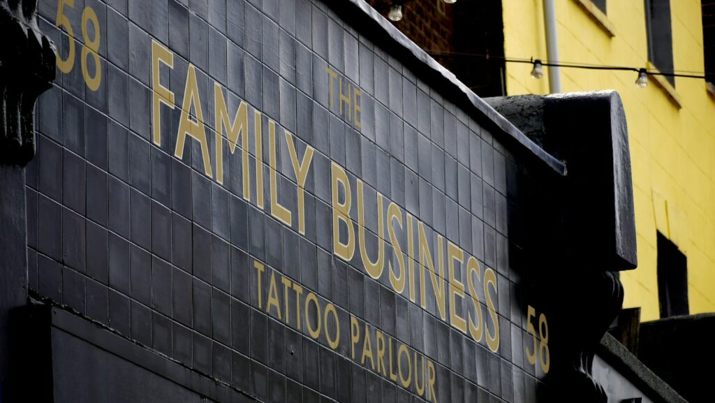 Family Business signage